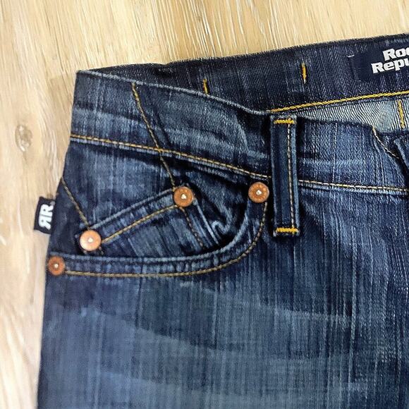 Rock & Republic Jeans in Color Dark Trick Size 26 Flare Leg - Picture 6 of 8